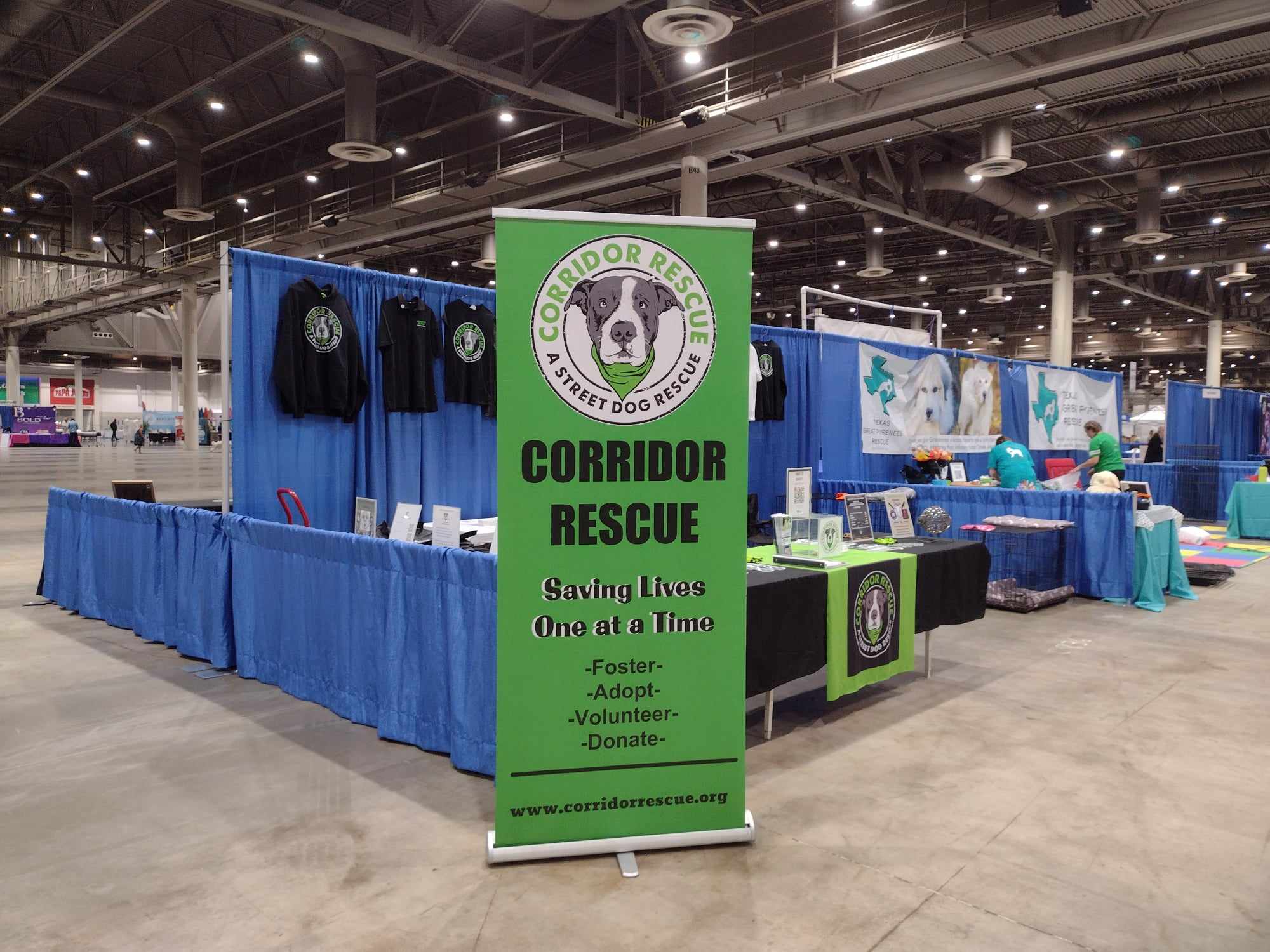 The Corridor Rescue booth at a recent expo. (courtesy photo)